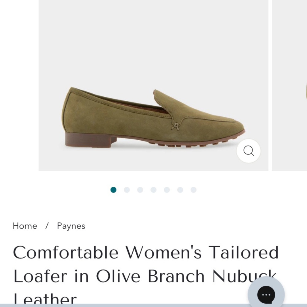 Aerosoles Payne loafers in olive nubuck